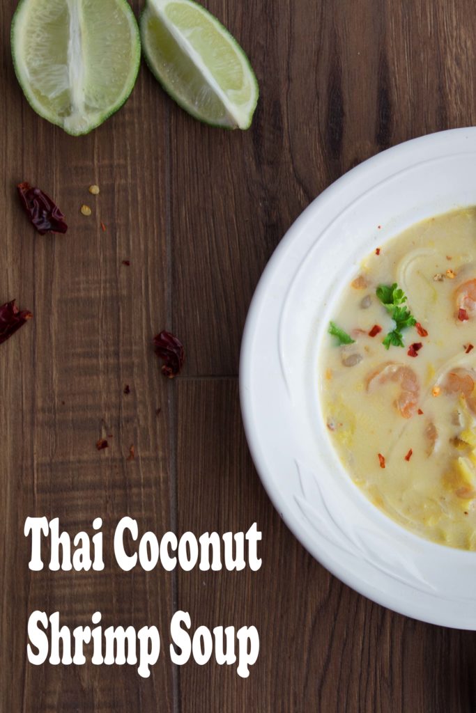 Thai Coconut Curry Shrimp Soup · Book Nerd Mommy